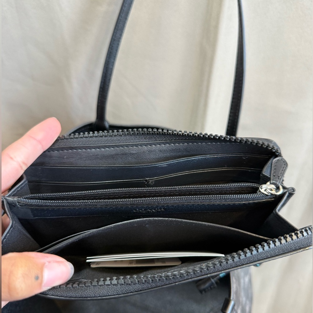 Coach x Jay Shells Reversible City Tote + Wallet Horse & Carriage Print - Picture 6 of 7